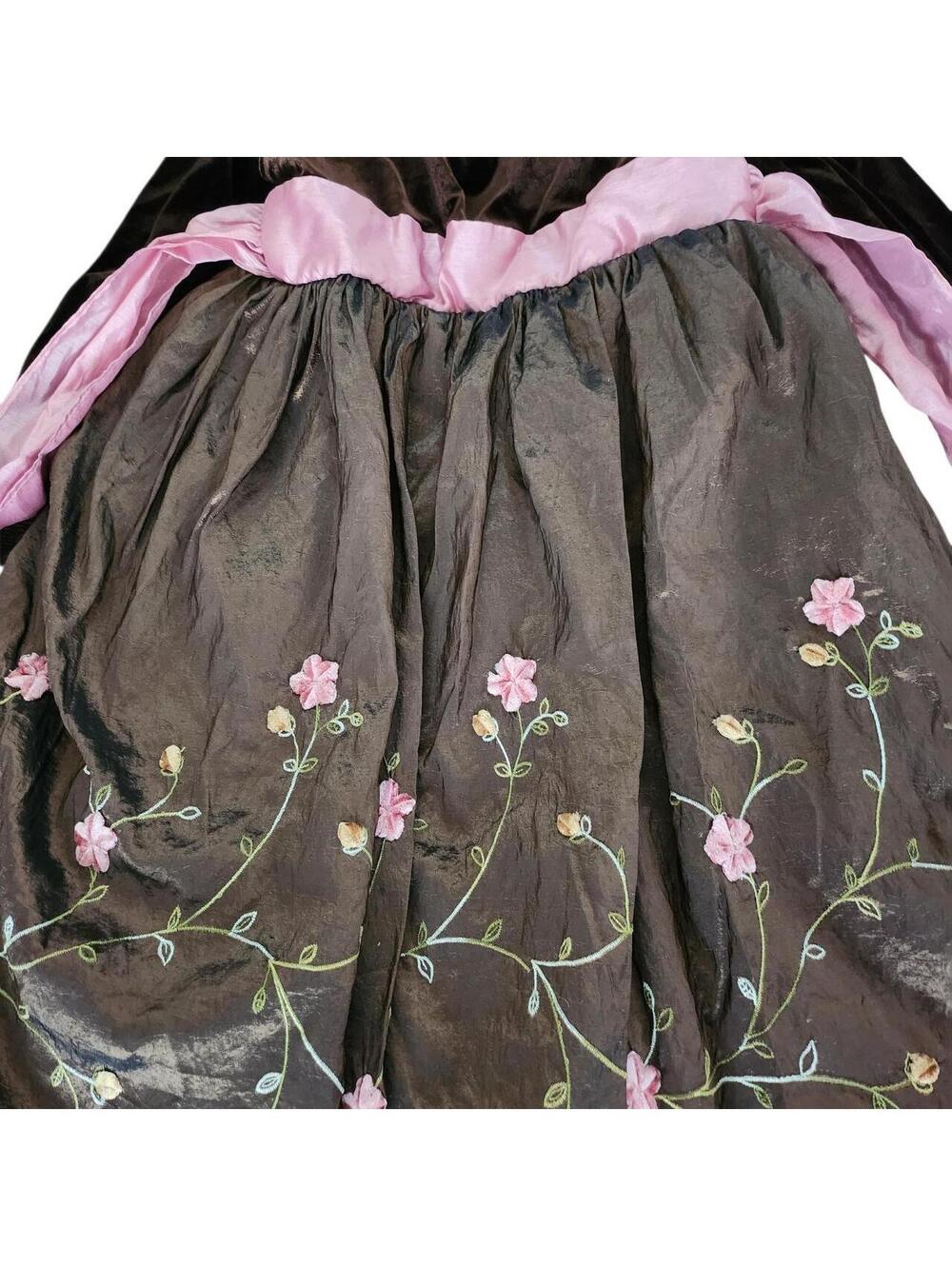 Kid's Brown and Pink Dress